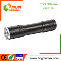 Factory Supply 1*18650 lithium battery Powered Zoom Focus Metal 3 modes light 5W led Rechargeable Cree Super Bright Flashlight
